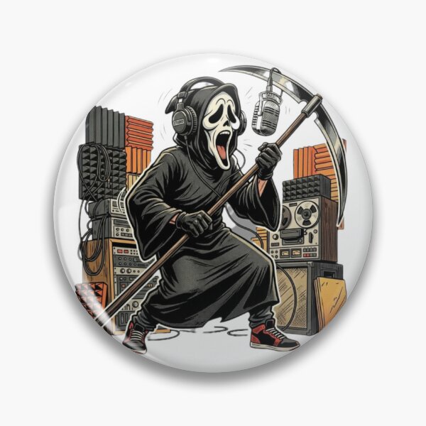 Item preview, Ghostface Studio Session - Horror Podcast & Music Merch designed and sold by Addy77shop.