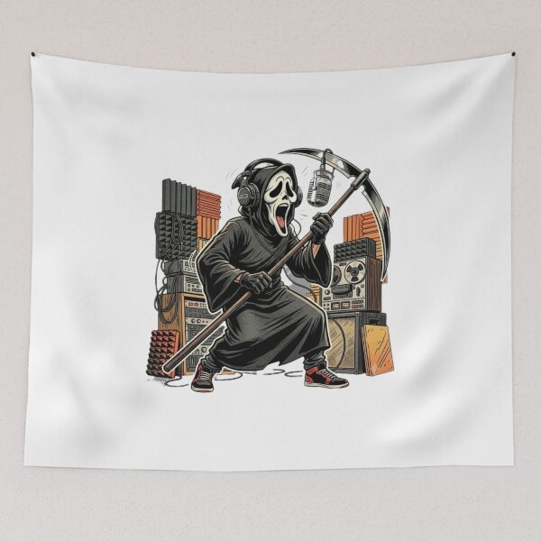 Item preview, Ghostface Studio Session - Horror Podcast & Music Merch designed and sold by Addy77shop.