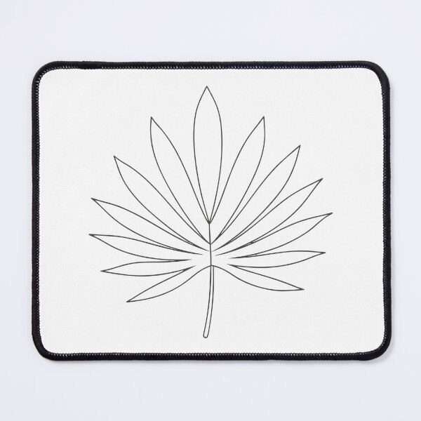 Item preview, Minimalist Palm Leaf 2 Line Art Gift designed and sold by OneLine Studio.