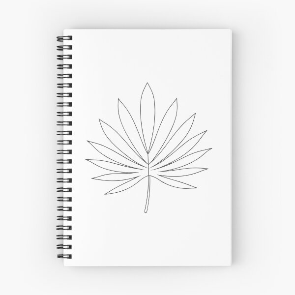 Item preview, Hoja de Palmera Minimalista 2 Line Art Regalo designed and sold by OneLine Studio.