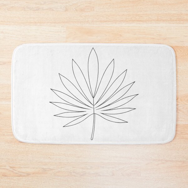 Item preview, Minimalist Palm Leaf 2 Line Art Gift designed and sold by OneLine Studio.