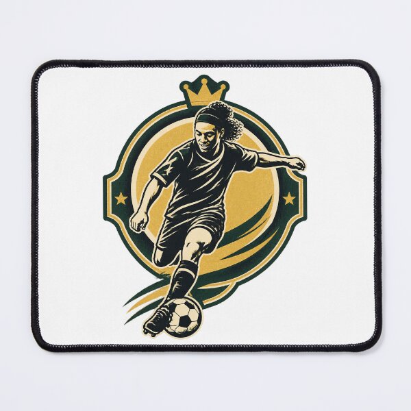 Item preview, Ronaldinho Minimalist Art Design Featuring Iconic Football Legend | Perfect Gift For You And Friends designed and sold by Fernando Cibils Ferrer.