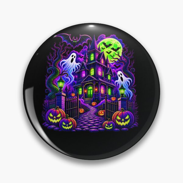 Item preview,  Vintage Halloween Spooky Scene Pumpkin Scary Costume Graphic designed and sold by Trippy-Toad.