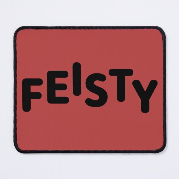 Item preview, Feisty Bold Bouncy Black Text T-Shirt designed and sold by GiftLore Studio.
