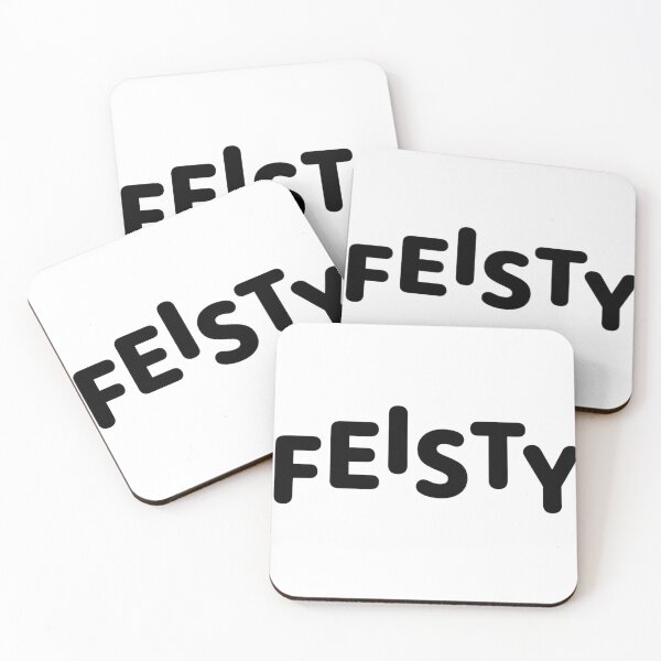 Item preview, Feisty Bold Bouncy Black Text T-Shirt designed and sold by GiftLore Studio.