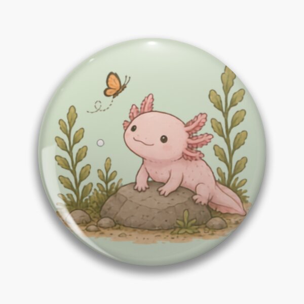 Item preview, Curious explorer Axolotl  designed and sold by MellowMunchkins.