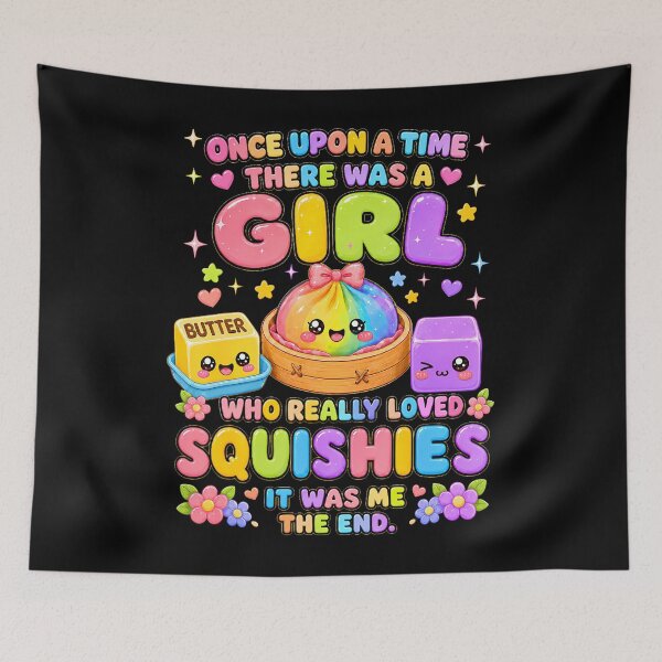 Item preview, Kawaii Rainbow Dumpling Girl Who Loved Squishies designed and sold by Trippy-Toad.