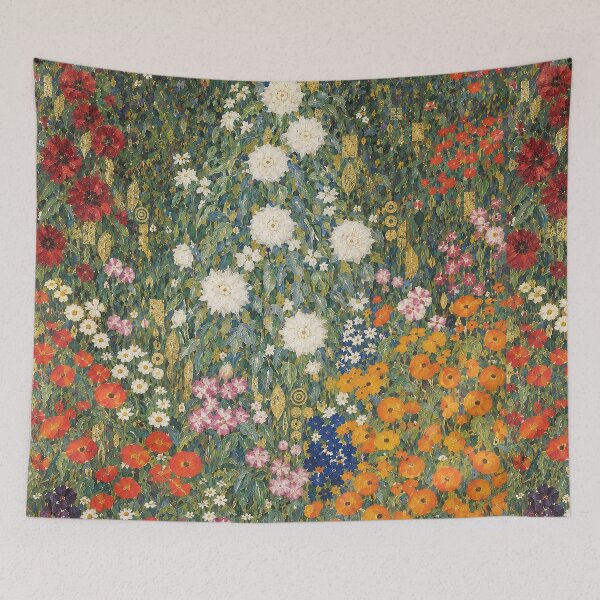 Item preview, Gustav Klimt Flower Garden designed and sold by maniacfitness.