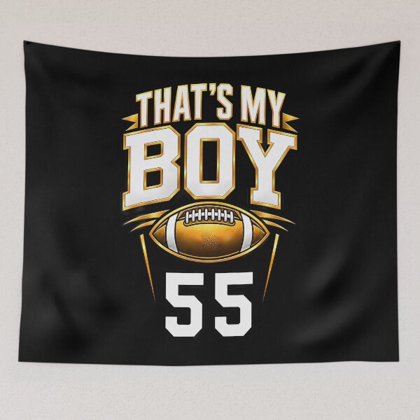Item preview, That'S My Boy Number 55 Football designed and sold by Trippy-Toad.