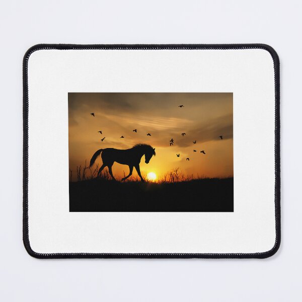 Item preview, The Waltz A Trotting Horse At Sunset designed and sold by MiamiArchivesCo.