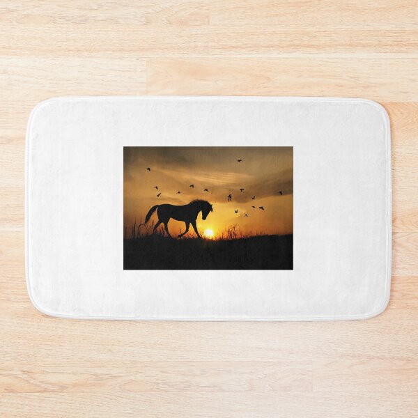 Item preview, The Waltz A Trotting Horse At Sunset designed and sold by MiamiArchivesCo.