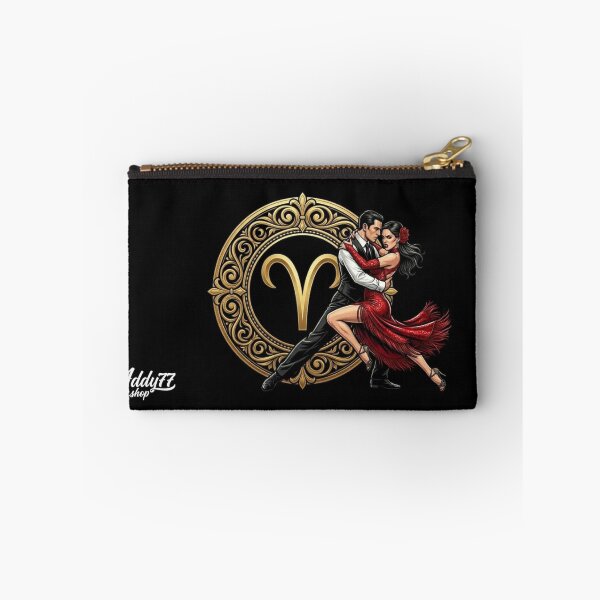 Item preview, Mystical Aries Dance – Fiery Red & Gold Tango Couple designed and sold by Addy77shop.