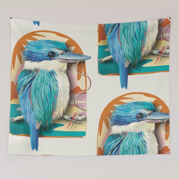 Item preview, Sacred Kingfisher Tropical Paradise designed and sold by Karin Taylor.