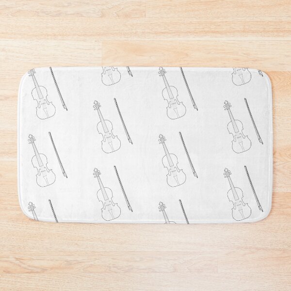 Item preview, Violin and Bow Outline designed and sold by thatmusiclife.