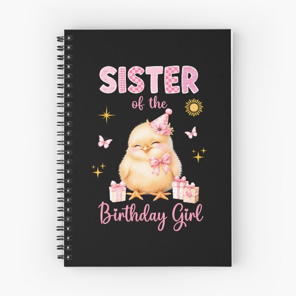 Item preview, Sister Of The Birthday Girl Cute Yellow Chick Girl Toddler  designed and sold by Trippy-Toad.