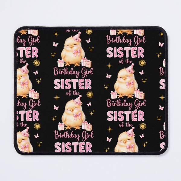 Item preview, Sister Of The Birthday Girl Cute Yellow Chick Girl Toddler designed and sold by Trippy-Toad.