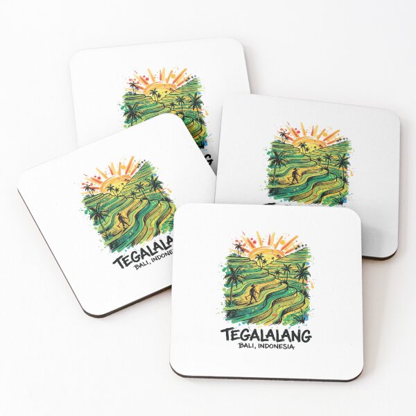 Item preview, Tegalalang Rice Terraces Bali Indonesia Art designed and sold by Merch by Das Design Studio.