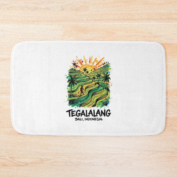 Item preview, Tegalalang Rice Terraces Bali Indonesia Art designed and sold by Merch by Das Design Studio.