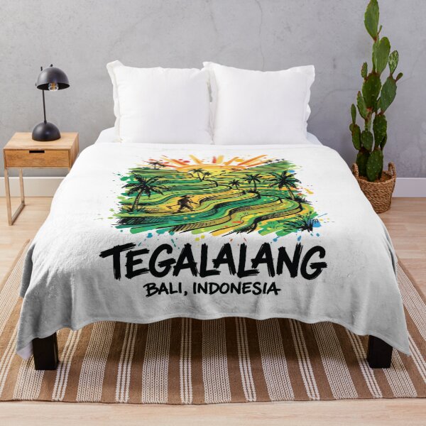 Item preview, Tegalalang Rice Terraces Bali Indonesia Art designed and sold by Merch by Das Design Studio.