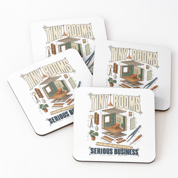 Item preview, Tiny Rooms Serious Business Miniature Interior Design designed and sold by Trendy-Artistry.