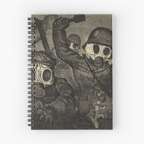 Item preview, Otto Dix Stormtroops Advancing Under Gas – 1924 WWI War Art designed and sold by EmeraldeaArt.