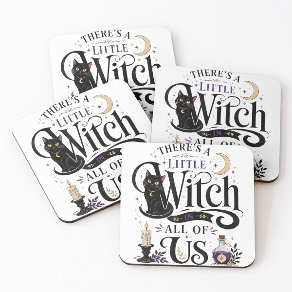 Item preview, There's A Little Witch in All of Us Halloween Spooky Season designed and sold by DienesAngele.
