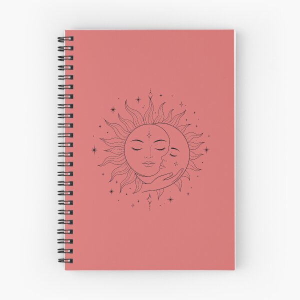 Item preview, Celestial Sun Moon Minimal Line Art designed and sold by seoulmoire.