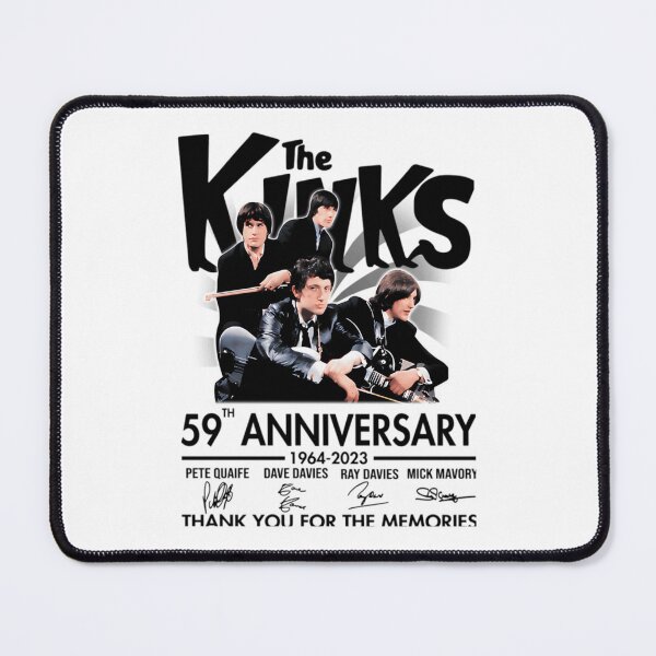 Item preview, The Kinks 59th Anniversary Band Design designed and sold by TyriquGlover.