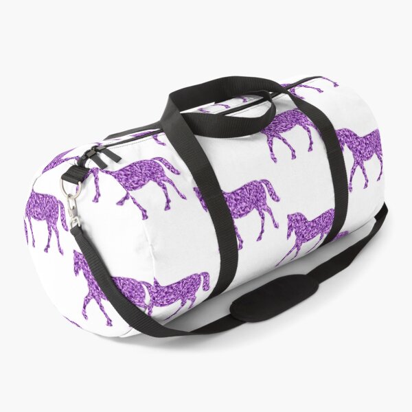 Item preview, Trotting Horse Purple Triangular Mosaic Silhouette Design designed and sold by MiamiArchivesCo.