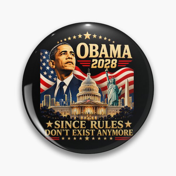 Item preview,  Obama 2028 Since Rules Don'T Exist Anymore Satire designed and sold by Trippy-Toad.