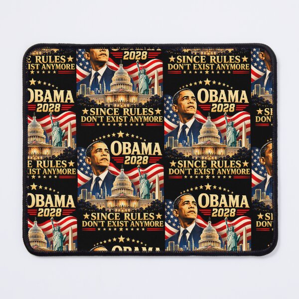 Item preview,  Obama 2028 Since Rules Don'T Exist Anymore Satire designed and sold by Trippy-Toad.