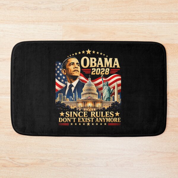 Item preview,  Obama 2028 Since Rules Don'T Exist Anymore Satire designed and sold by Trippy-Toad.