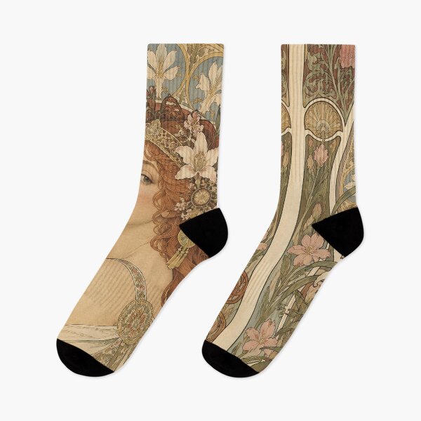Item preview, Alphonse Mucha Spring 1896 designed and sold by maniacfitness.