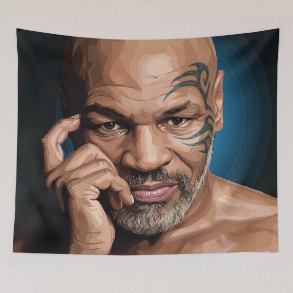 Item preview, Mike Tyson Iron Mike Boxing Legend Art designed and sold by LEGENDS ICONART GALLERY.