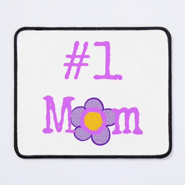 Item preview, Number One Mom (Purple Flower) designed and sold by GuessNexted.