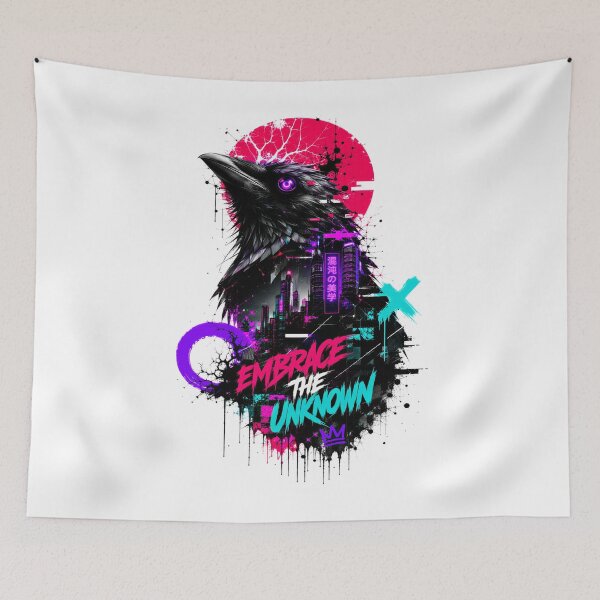 Item preview, Neon Dreams and Raven Schemes designed and sold by KLERIKSTORE.