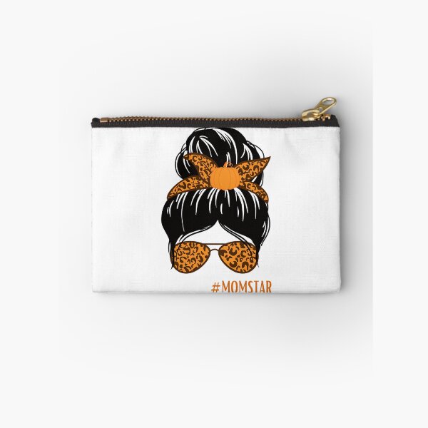 Item preview, Orange And Black Momster Messy Bun designed and sold by GuessNexted.