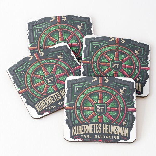 Item preview, Kubernetes Helmsman YAML Navigator K8s DevOps Cloud Architect Badge designed and sold by TechNexusPrints.