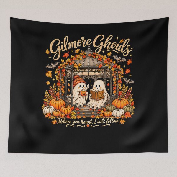 Item preview, Gilmore Ghouls Where You Haunt I Will Follow Fall Halloween designed and sold by Trippy-Toad.