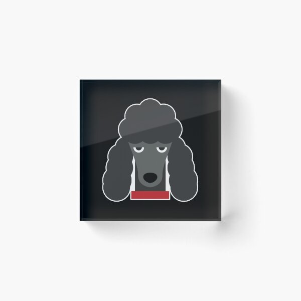 Item preview, Poodle Face Minimalist Flat Design designed and sold by AhmedZouita.