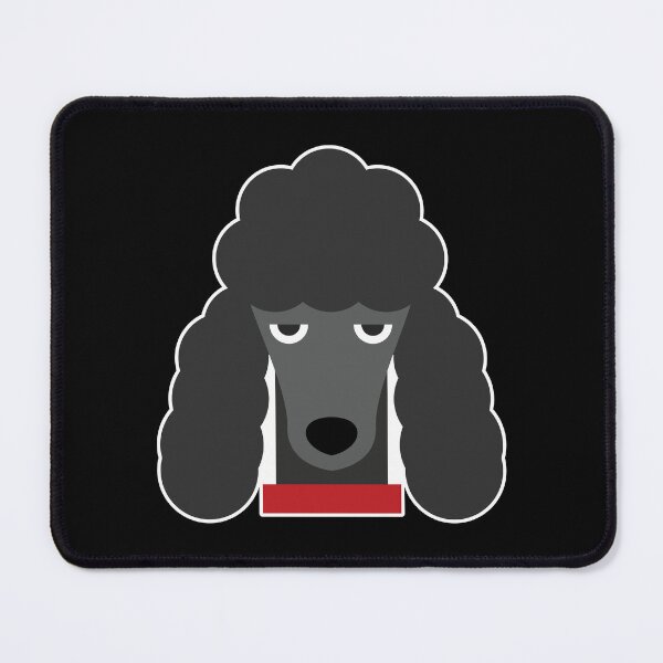 Item preview, Poodle Face Minimalist Flat Design designed and sold by AhmedZouita.