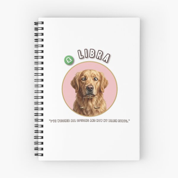Item preview, Funny Libra Dog Golden Retriever Zodiac Sarcastic Astrology designed and sold by Addy77shop.