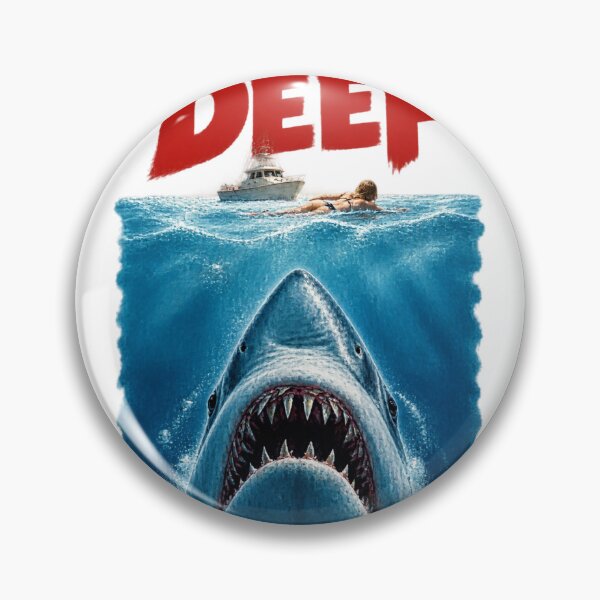 Item preview, Classic Shark Illustration Inspired By Iconic Movie Poster | Perfect Gift For You And Friends designed and sold by eva974.