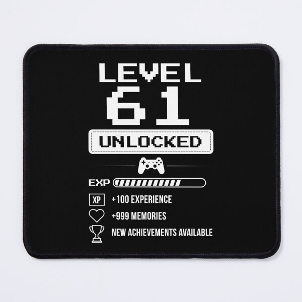 Item preview, Level 61 Unlocked birthday gift designed and sold by NumbersFort.