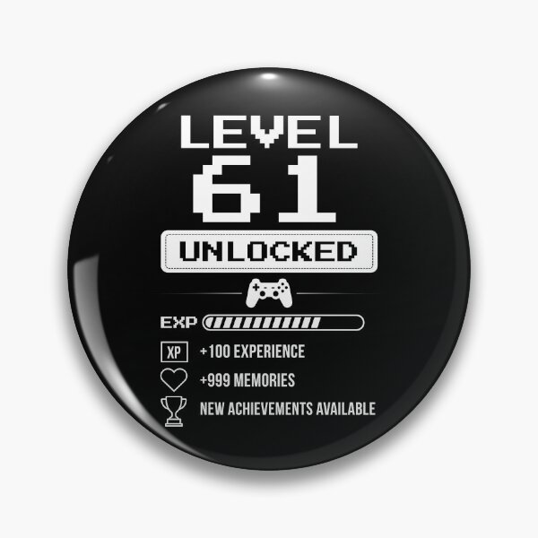 Item preview, Level 61 Unlocked birthday gift designed and sold by NumbersFort.