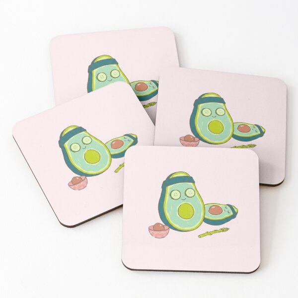 Item preview, Cute Avocado Spa Day Cucumber Face Mask Relaxation designed and sold by Eathusiast.