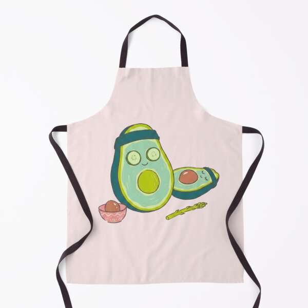 Item preview, Cute Avocado Spa Day Cucumber Face Mask Relaxation designed and sold by Eathusiast.