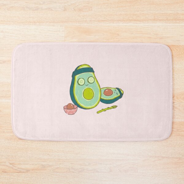 Item preview, Cute Avocado Spa Day Cucumber Face Mask Relaxation designed and sold by Eathusiast.