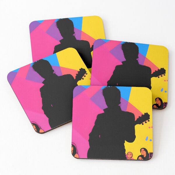 Item preview, Pop Art Guitarist Silhouette - Retro Concert Neon Poster designed and sold by Daniela`s shop.