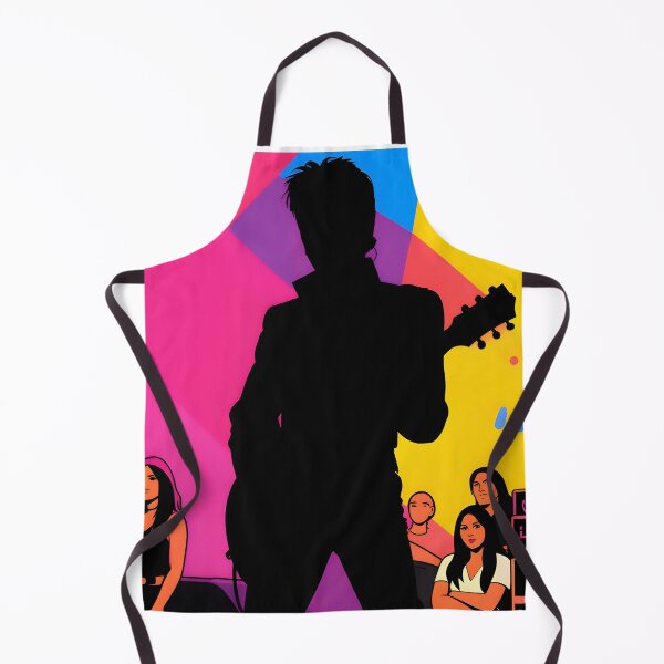 Item preview, Pop Art Guitarist Silhouette - Retro Concert Neon Poster designed and sold by Daniela`s shop.